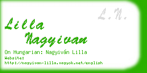lilla nagyivan business card